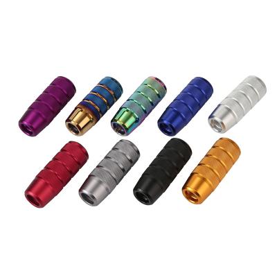 China Billet Aluminum Customize Logo Knurled Grip Style Universal Aluminum Manual Clutch Knob JDM Car CNC Gear Shift Knob for sale