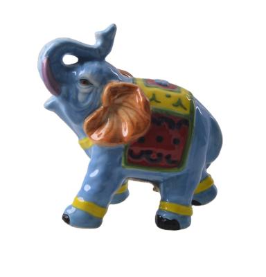 China China High Quality Classic Blue Elephant Best Price Decorative Ceramic Elephant for sale