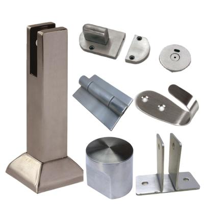 China High Quality 304 Stainless Steel Anti Corrosion Compartment Fittings Material Toilet Partition Hardware for sale