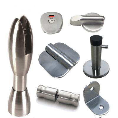 China Wholesale Anti Corrosion Bathroom Partition Hardware Link Bathroom 304 Stainless Steel Partition Accessories for sale