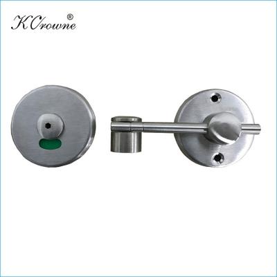 China Anti Corrosion Factory Direct Sales 304 Stainless Steel Toilet Compartment Partition Indication Lock for sale