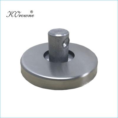 China Anti Corrosion 304 Stainless Steel Toilet Compartment Divider Flange For 25mm Dia. Smoking pipe for sale