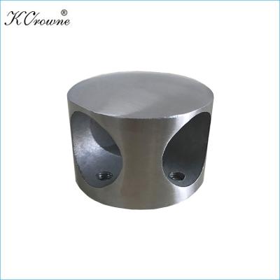 China Anti Corrosion Stainless Steel Toilet Compartment Partition Headrail Top Bar Channel Corner Connector for sale