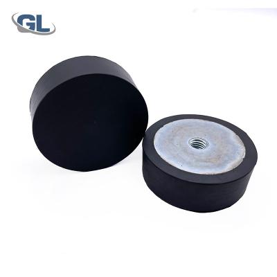 China Natural Rubber Or others DE M12  75X25 Female Thread Compactor Damper Rubber Vibration Mount Shock Absorber Rubber Buffer Damper for sale