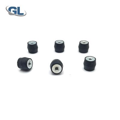 China Industrial Shock Absorber Custom Female Thread Rubber Mounts Isolators Anti Vibration Rubber Buffer With Metal Bonding for sale