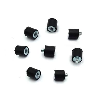 China Rubber+ Steel / Stainless steel drum rubber vibration buffer Epdm Sealing Washer Coated Gasket Seal Bushing Rubber Shock Absorber Vibration Damper for sale