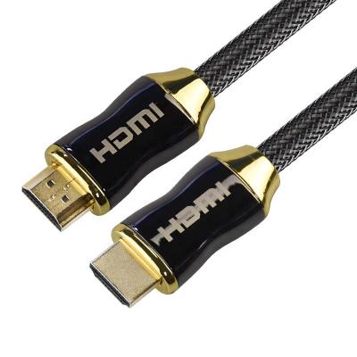 China WISTAR COMPUTER - 3M hdmi cable Shell support 3D 4K 19pin hdmi zinc alloy nylon braided cable for sale