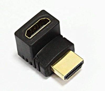 China HDTV 90 Degree HDMI Male to Female Cable Adapter Converter Supplement for 1080P HDTV hdmi adapter for sale