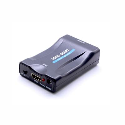 China COMPUTER WISTAR 1080P HDMI to SCART HDMI Video Converter Audio Adapter with USB Cable for TV Box for sale