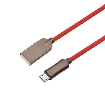 China Mobile Phone Nylon Fiber Micro USB Data Fast Charging Cable For Android Phone for sale