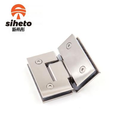 China Long Life Activates 135 Degree Shower Glass Door Hinge Stainless Steel Hinge For Bathroom Glass Door for sale