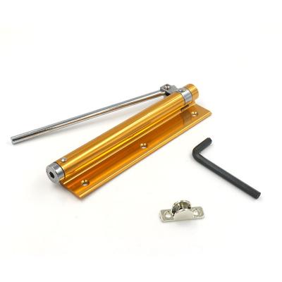 China Modern Low Moq Sliding Adjustable Wooden Door Floor Single Spring Door Closer for sale