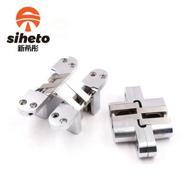 China 180 Degree Stainless Steel Easy Entry Zinc Alloy Concealed Concealed Door Hinges For Flush Doors for sale