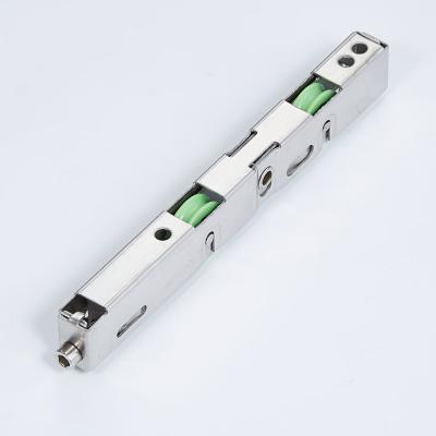 China Green 201 Double Wheels Long Working Life Stainless Steel Door And Window Slide Roller Hardware Sliding Door Rollers for sale