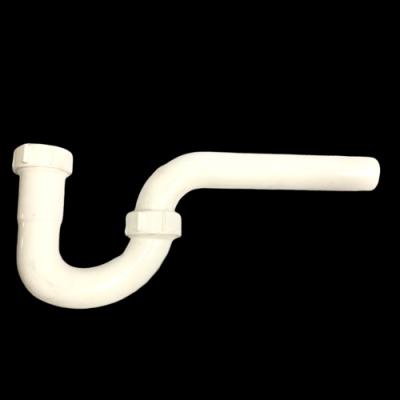 China [LUOBANG] Toilet Room Bathroom Plastic Tube P-trap For Drainage 1-1/4