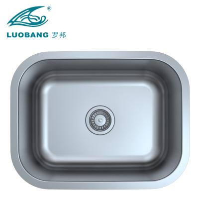 China Without Faucet Stainless Steel Kitchen Sink Single Bowl for sale