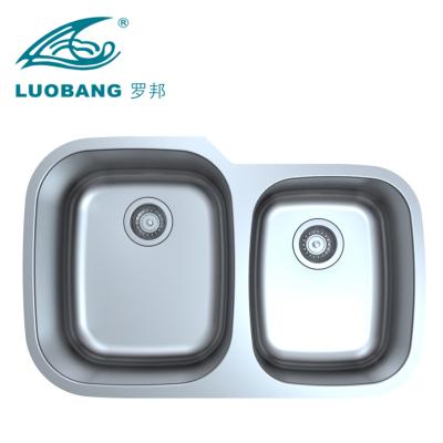 China Useful Without Double Faucet Stainless Steel Bowl Sink For Kitchen LB-502 for sale