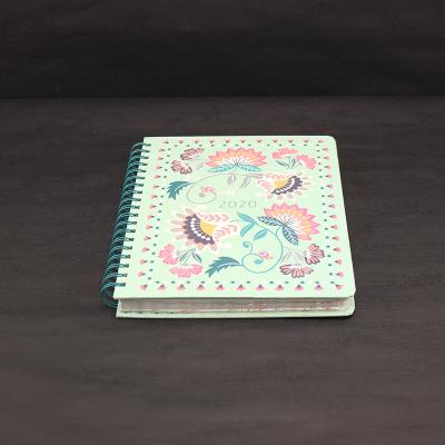 China Promotional Custom Logo Spiral Notebook Cover Cardboard Cover Custom Logo Printed Organizer Custom Notebook Diary for sale