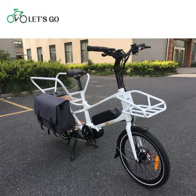 China Cargo bike 48v 500w electric bike with luggage ebike with large rear rack for sale