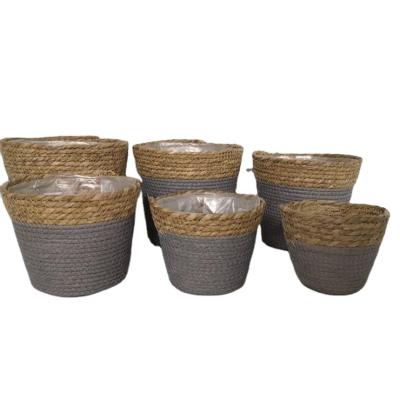 China Wholesale Original Stocked Clothes Storage Basket Kitchen Garden Flower Pots for sale