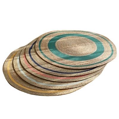 China Modern Rugs 100% Natural Jute Woven Rug Round Floor Rug Handmade Reversible Simple Home Decor Wheel for sale