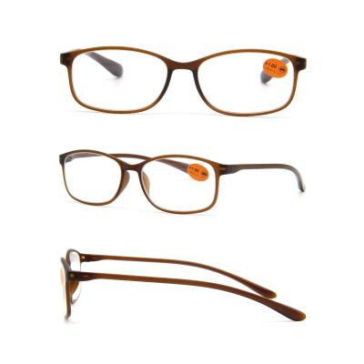 China Slim classic style multicolored lightweight TR90 reading glasses for sale