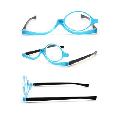 China Horizontal rotating women's makeup reading glass makeup middle-aged women's makeup for reading glasses for sale