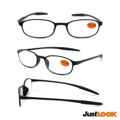 China SHAPE 3 Reading Glasses Handheld Slim Thin Plastic Frame Convenient Style For Elderly Cheap Reading Glasses for sale