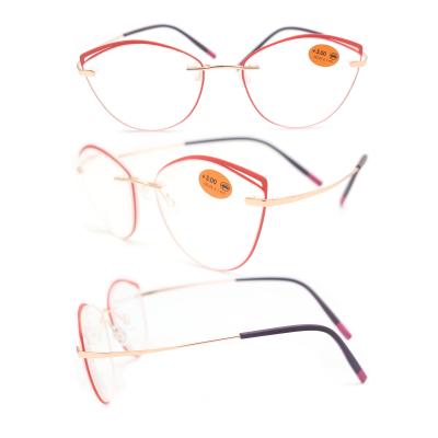 China Multicolor Thin Glass High Quality Cheap Readers Super Elastic Stainless Steel for sale