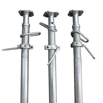 China Modern Scaffolding Prop Supporting Jacks Galvanized Adjustable Scaffold Formwork Steel Telescopic Props Jack Post For Construction for sale