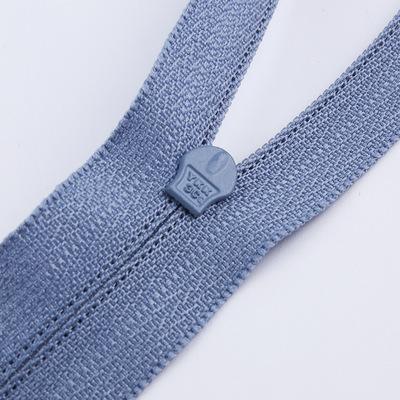 China Customized Invisible Color Open End Metal Zipper For Garment Accessories Sewing Bags And Luggage for sale