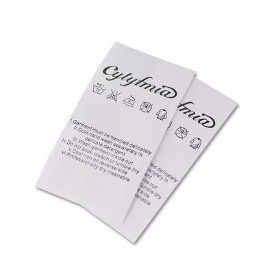 China Affordable China Sustainable Garment Care Label Printing Label Shirt Labels Printed Satin Clothing Labels for sale