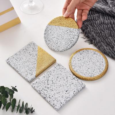 China Hot Sale Creative Stocked Marble Mug Coaster For Gift for sale