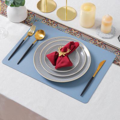 China Sustainable Steak Dish Set Porcelain Dish With Flatware And Place Mat Set For Kitchen Restaurant for sale