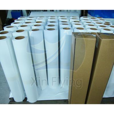 China Hot Sale 70g / 90g/ 100g sublimation paper roll for cotton / digital sublimation heat transfer paper en venta