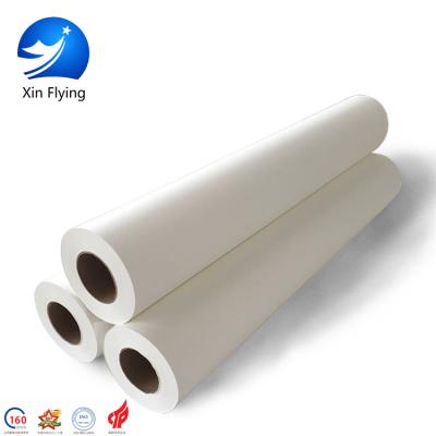 中国 Factory paper fast dry and transfer rate 95% roller 100g/90g sublimation transfer paper 販売のため