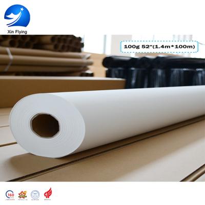 中国 China Factory 95% Best Quality 50g 70g 90g 100g Sublimation Transfer Paper Sheet Roll custom Size For Sale 販売のため