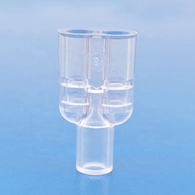 China Customizable Automotive Straight PVC PVC Three Way Medical Plastic Medical Connector for sale