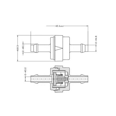 China General High Quality Mini Plastic Air Valve for sale