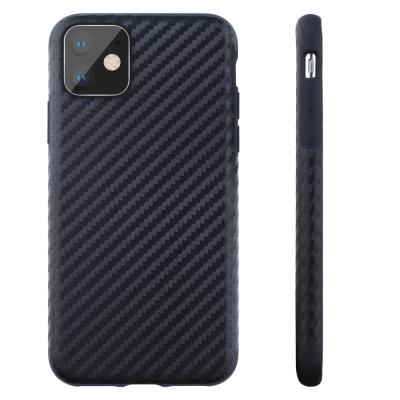 China New Coming New Laudtec Shockproof Injection Carbon Fiber Material Case For iPhone 11 Pro for sale