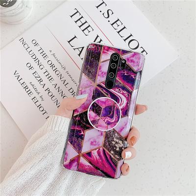 China Fashion Case For xiaomi redmi note 8 8 7/7pro 6/6pro ring phone case cute marble high quality laudtec 2020 new products phone holder for sale