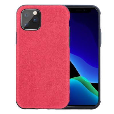 China Wholesale Genuine Luxury Anti-allergy Suede Phone Case Back Cover For iPhone 11 11 Pro 11 Pro Max for sale