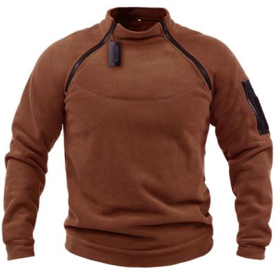 China Wholesale Men's Collar Sweater Autumn Loose Warm Outdoor Men's Breathable Stain Breathable Jacket for sale