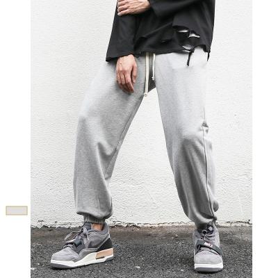 China Autumn and winter men's pants men's casual pants men's pants loose ninth sports breathable straight pants for sale