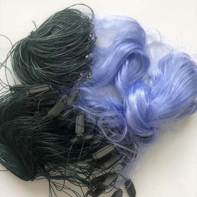 China Factory Price 2M Depth Fishing Net Monofilament Gill Net Three Layer Nylon Monofilament for sale