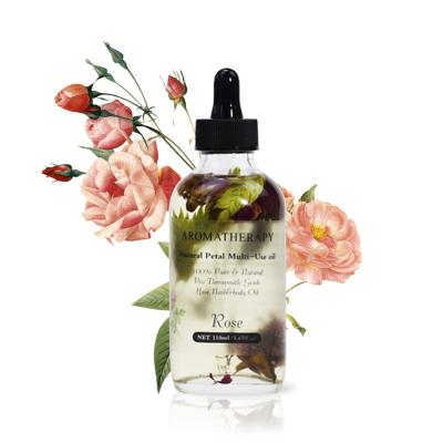 China Wholesale Flower Rose Massage Oil Skin Revitalizer Private Label Face Body Skin Care 100% Pure Natural Rose Petal Essential Oil for sale