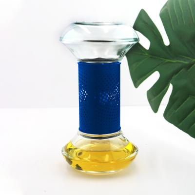 China Wholesale Aroma Flower Natural Scented Preserved Glass Bottle Reed Diffuser With Luxury Gift Set Hourglass Shape for sale