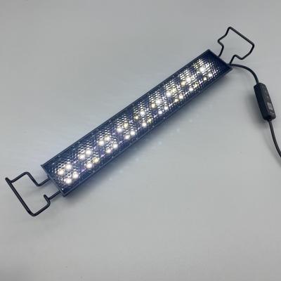 China Reptile Light 8W Aluminum LED UVA UVB Lamp Controllable LED Reptile Light Fixture  Dimming and 2 UVI Modes for sale