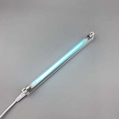 China Aluminum And Glass T5 UVC Bulb 212mm 6W Ozone Producing UV Lamp for sale