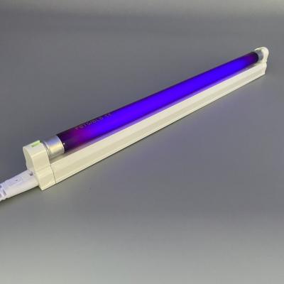 China 395nm Blacklight Blue Fluorescent Tube 8W Fluorescent UV Black Tube Light for sale